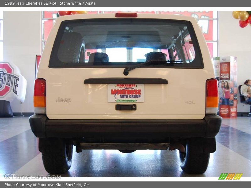 Stone White / Agate 1999 Jeep Cherokee SE 4x4
