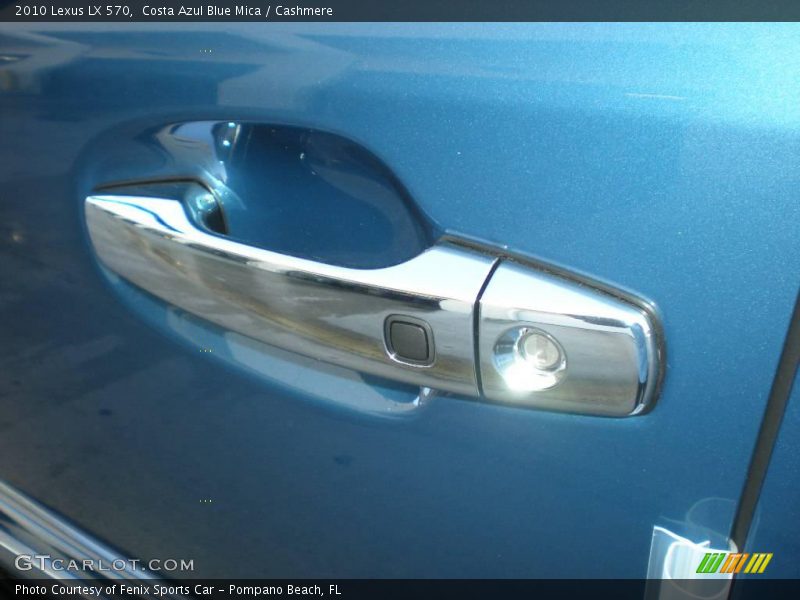 Costa Azul Blue Mica / Cashmere 2010 Lexus LX 570