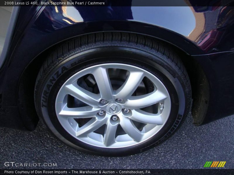 Black Sapphire Blue Pearl / Cashmere 2008 Lexus LS 460