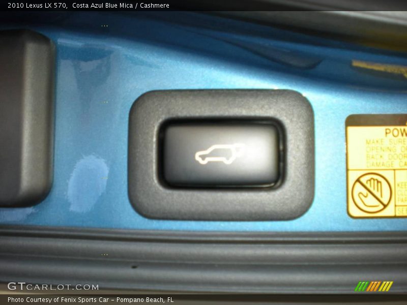 Costa Azul Blue Mica / Cashmere 2010 Lexus LX 570