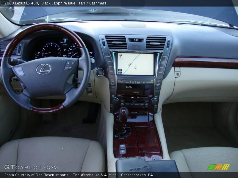 Black Sapphire Blue Pearl / Cashmere 2008 Lexus LS 460