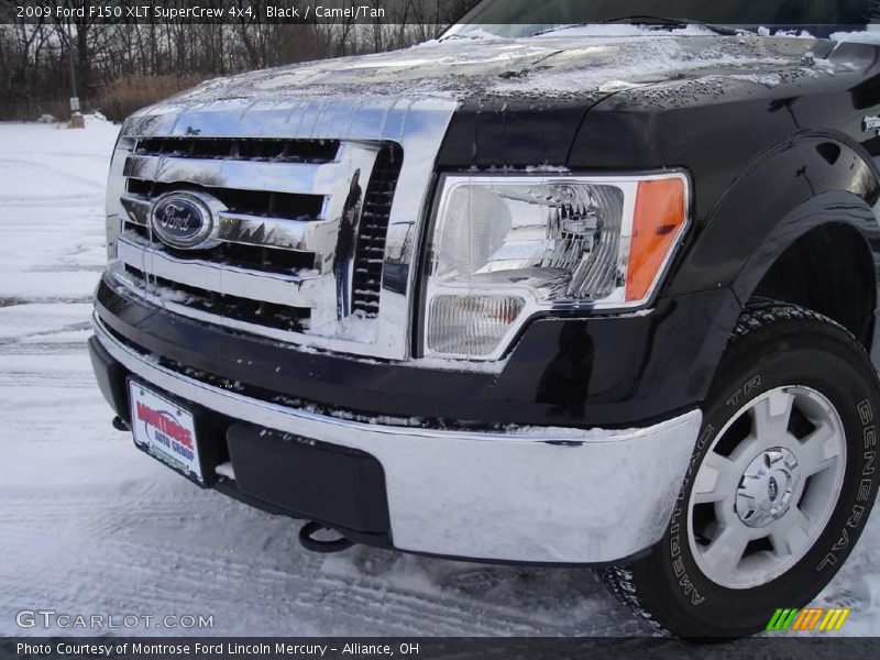 Black / Camel/Tan 2009 Ford F150 XLT SuperCrew 4x4