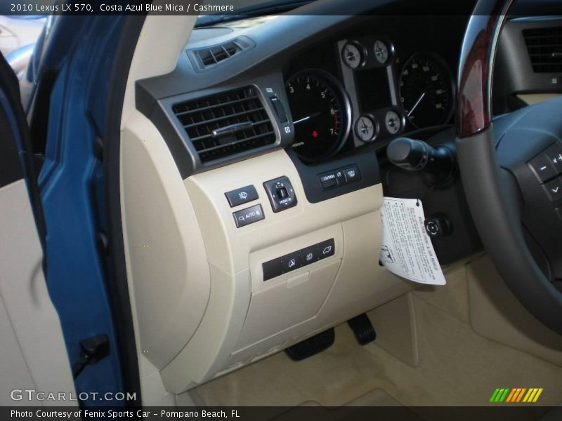 Costa Azul Blue Mica / Cashmere 2010 Lexus LX 570
