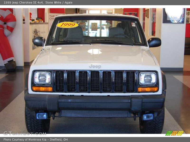 Stone White / Agate 1999 Jeep Cherokee SE 4x4