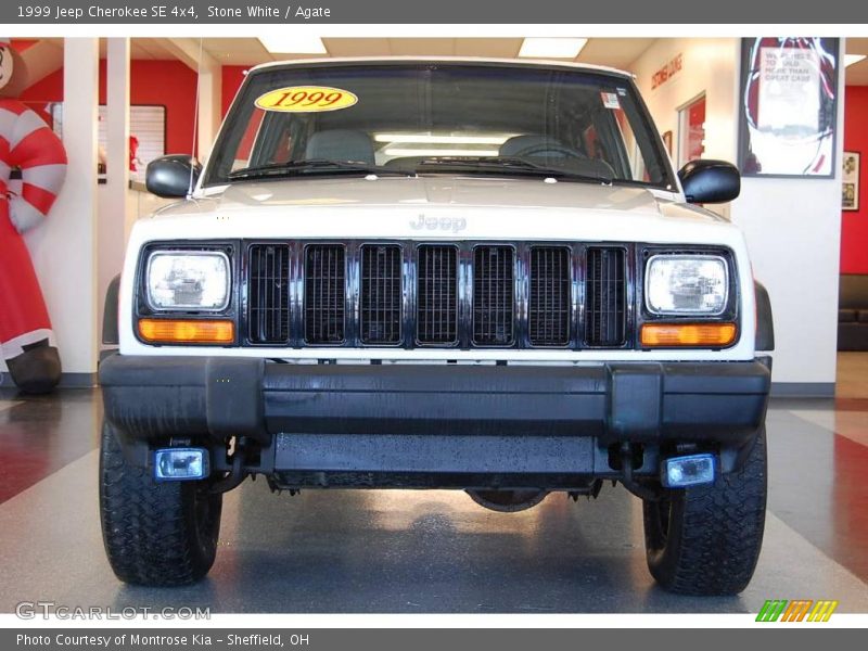 Stone White / Agate 1999 Jeep Cherokee SE 4x4