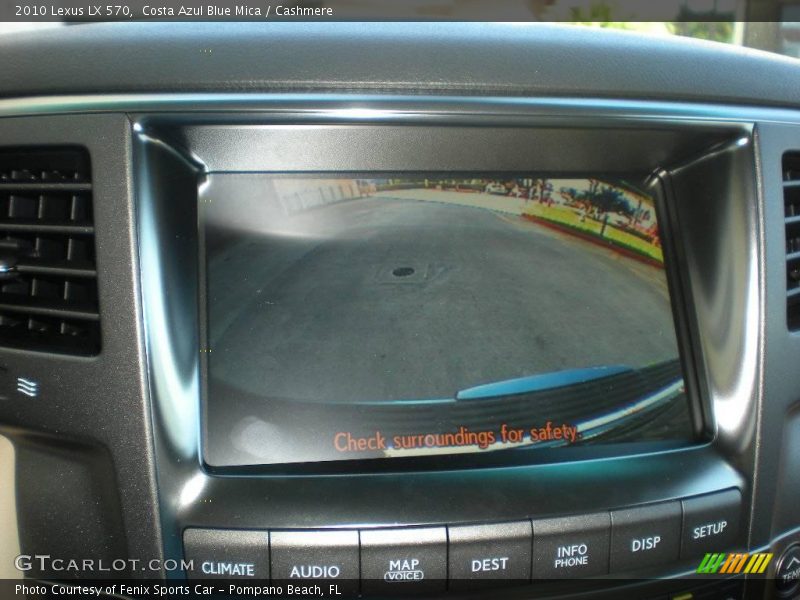Costa Azul Blue Mica / Cashmere 2010 Lexus LX 570