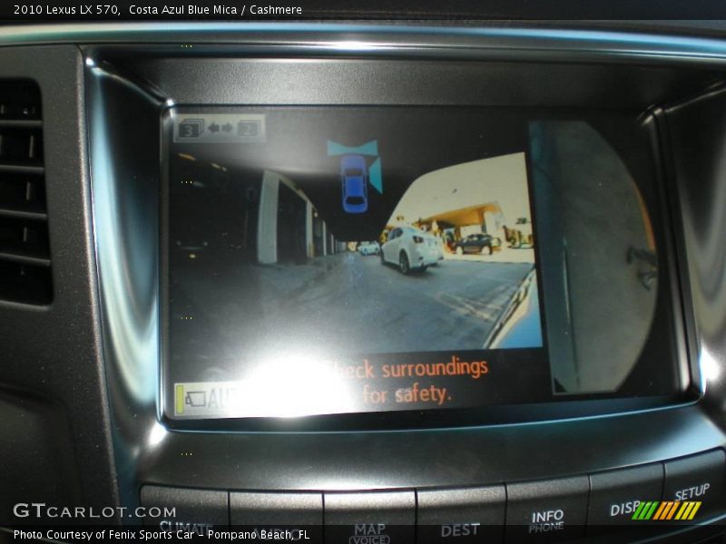 Costa Azul Blue Mica / Cashmere 2010 Lexus LX 570