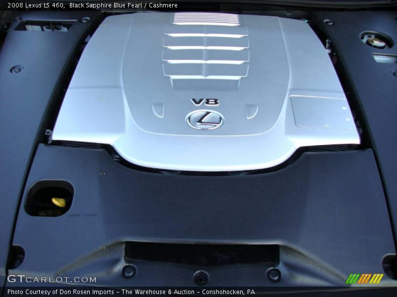 Black Sapphire Blue Pearl / Cashmere 2008 Lexus LS 460
