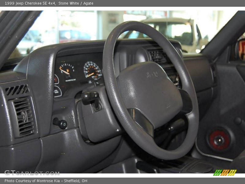 Stone White / Agate 1999 Jeep Cherokee SE 4x4