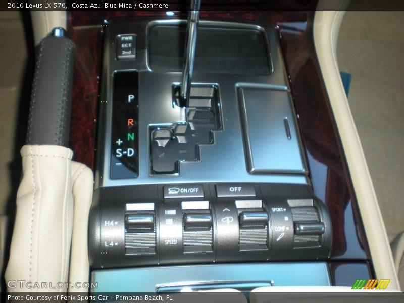 Costa Azul Blue Mica / Cashmere 2010 Lexus LX 570