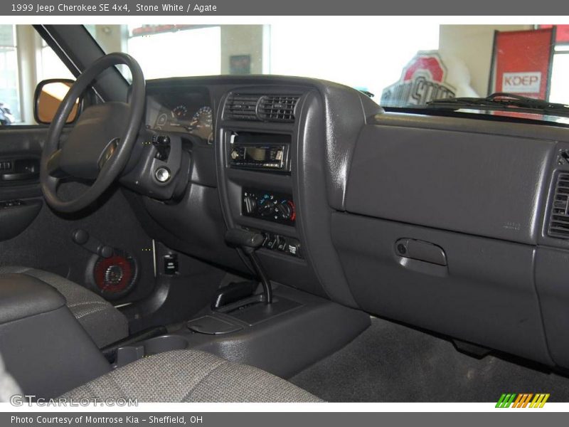 Stone White / Agate 1999 Jeep Cherokee SE 4x4