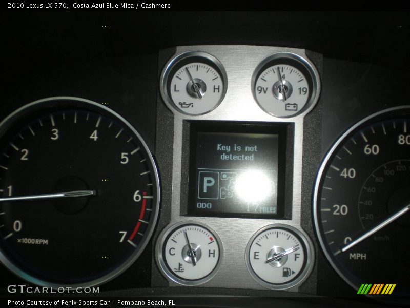 Costa Azul Blue Mica / Cashmere 2010 Lexus LX 570