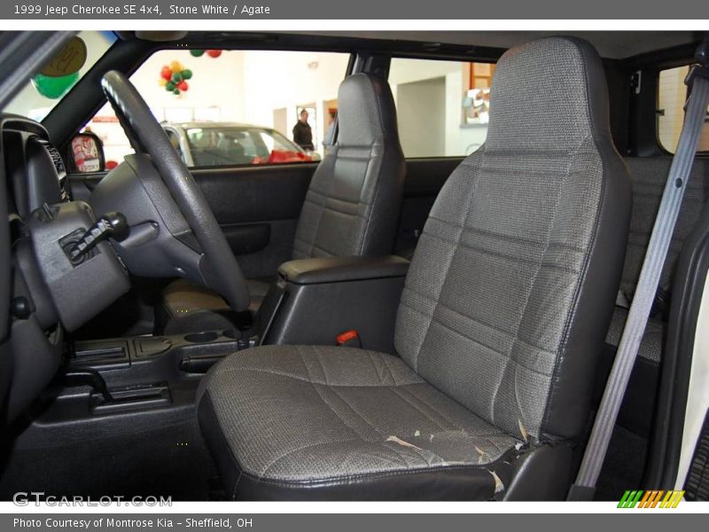 Stone White / Agate 1999 Jeep Cherokee SE 4x4