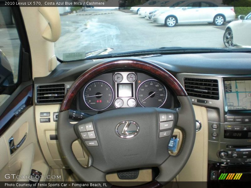 Costa Azul Blue Mica / Cashmere 2010 Lexus LX 570