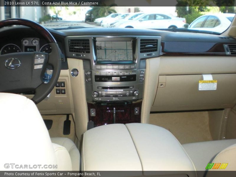 Costa Azul Blue Mica / Cashmere 2010 Lexus LX 570