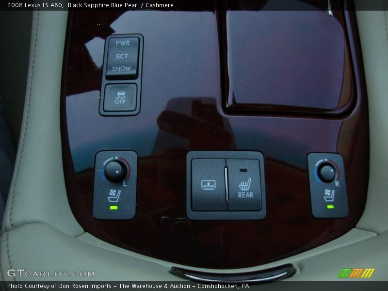 Black Sapphire Blue Pearl / Cashmere 2008 Lexus LS 460