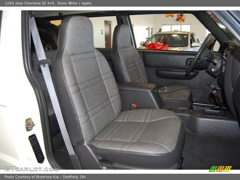 Stone White / Agate 1999 Jeep Cherokee SE 4x4