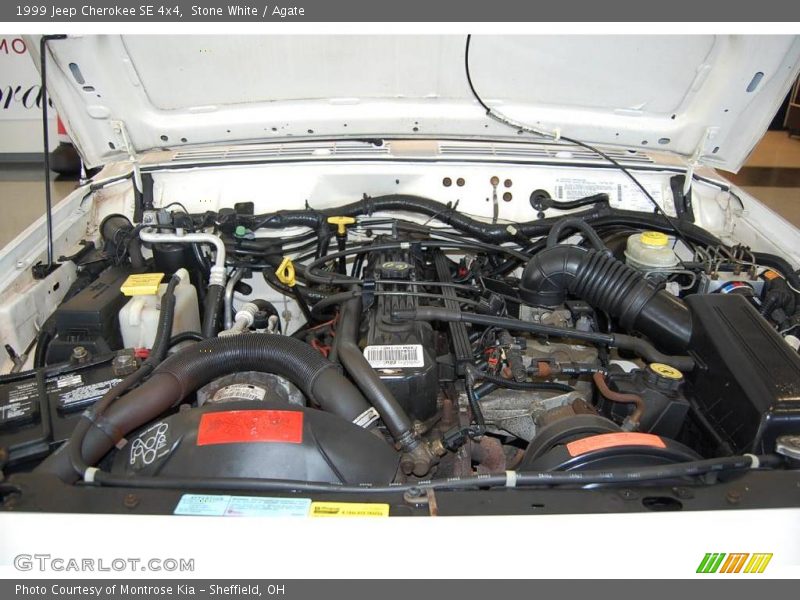 Stone White / Agate 1999 Jeep Cherokee SE 4x4