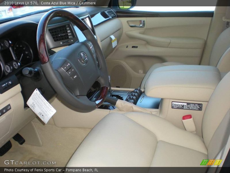 Costa Azul Blue Mica / Cashmere 2010 Lexus LX 570