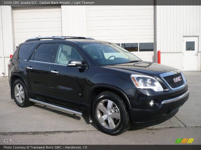 Carbon Black Metallic / Light Titanium 2009 GMC Acadia SLT