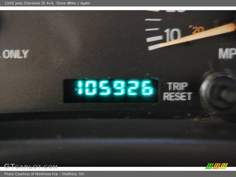 Stone White / Agate 1999 Jeep Cherokee SE 4x4