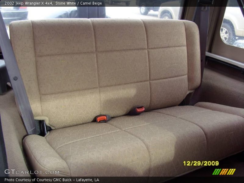 Stone White / Camel Beige 2002 Jeep Wrangler X 4x4