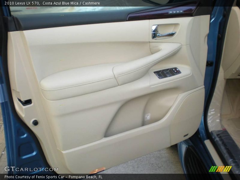 Costa Azul Blue Mica / Cashmere 2010 Lexus LX 570