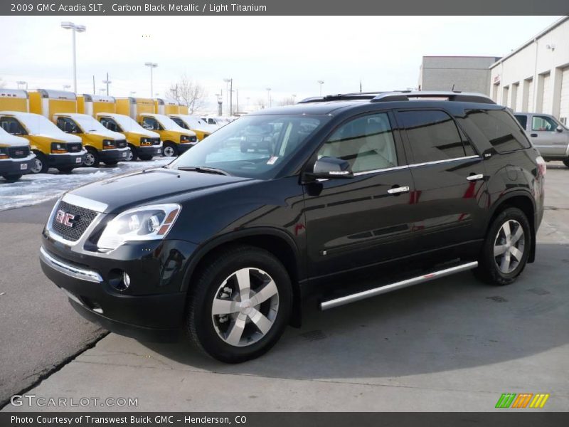 Carbon Black Metallic / Light Titanium 2009 GMC Acadia SLT