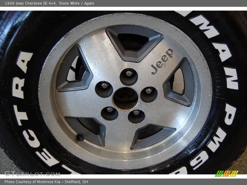 Stone White / Agate 1999 Jeep Cherokee SE 4x4