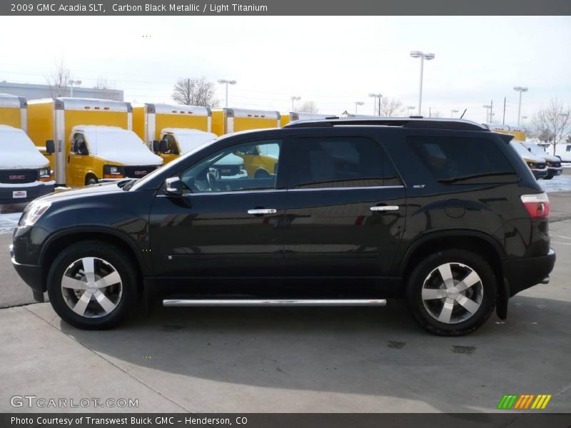 Carbon Black Metallic / Light Titanium 2009 GMC Acadia SLT