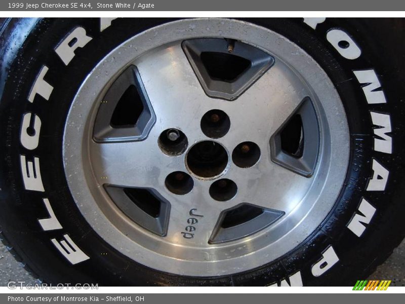 Stone White / Agate 1999 Jeep Cherokee SE 4x4