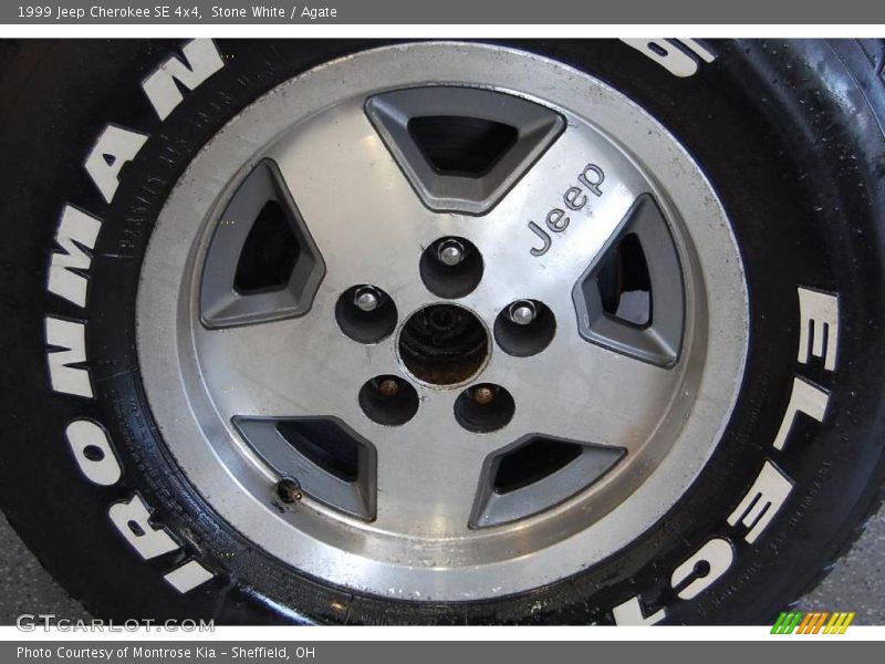 Stone White / Agate 1999 Jeep Cherokee SE 4x4