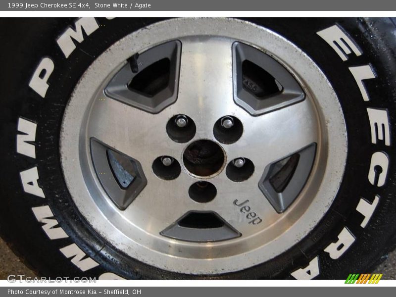 Stone White / Agate 1999 Jeep Cherokee SE 4x4