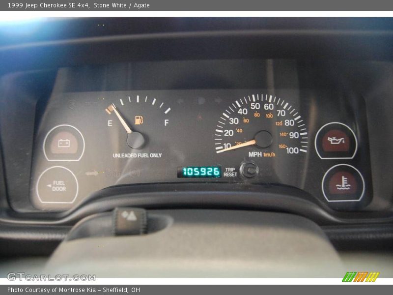 Stone White / Agate 1999 Jeep Cherokee SE 4x4