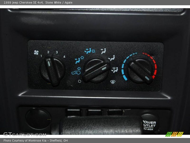 Stone White / Agate 1999 Jeep Cherokee SE 4x4