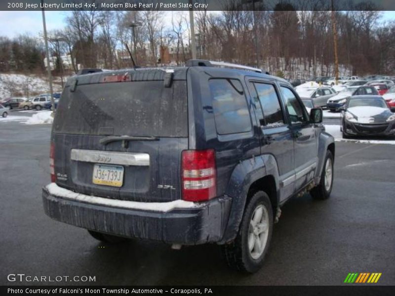 Modern Blue Pearl / Pastel Slate Gray 2008 Jeep Liberty Limited 4x4