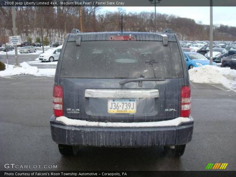 Modern Blue Pearl / Pastel Slate Gray 2008 Jeep Liberty Limited 4x4