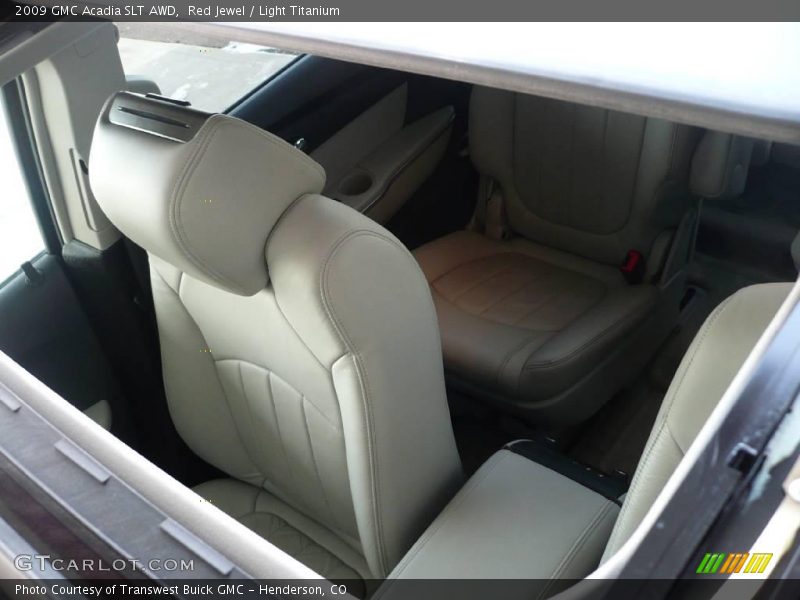 Red Jewel / Light Titanium 2009 GMC Acadia SLT AWD