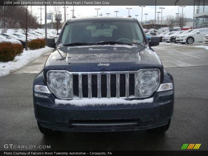 Modern Blue Pearl / Pastel Slate Gray 2008 Jeep Liberty Limited 4x4