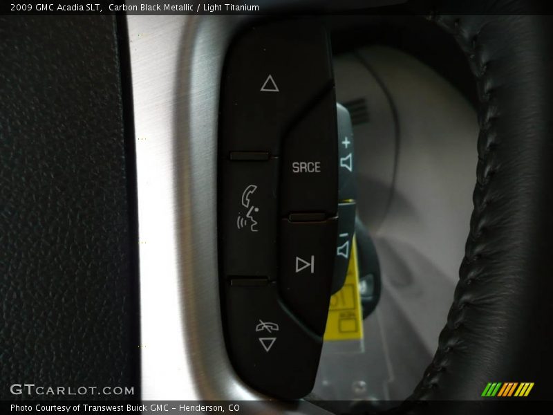 Carbon Black Metallic / Light Titanium 2009 GMC Acadia SLT