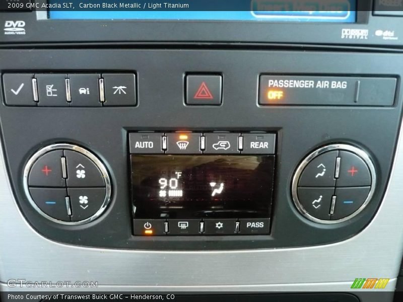 Carbon Black Metallic / Light Titanium 2009 GMC Acadia SLT