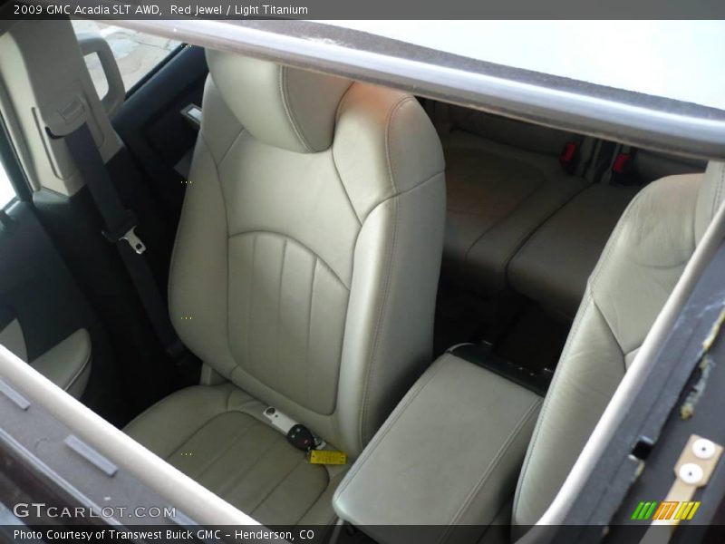 Red Jewel / Light Titanium 2009 GMC Acadia SLT AWD