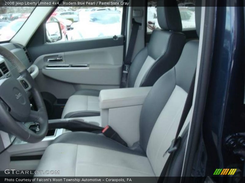 Modern Blue Pearl / Pastel Slate Gray 2008 Jeep Liberty Limited 4x4
