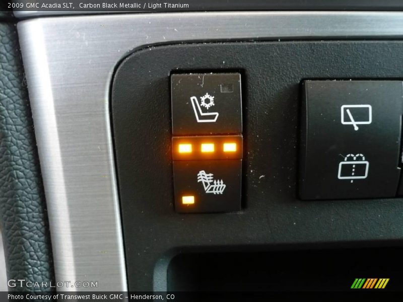Carbon Black Metallic / Light Titanium 2009 GMC Acadia SLT