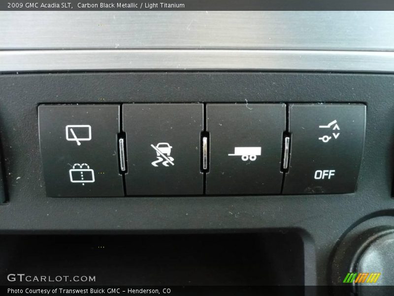Carbon Black Metallic / Light Titanium 2009 GMC Acadia SLT