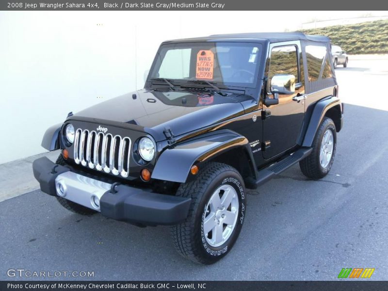 Black / Dark Slate Gray/Medium Slate Gray 2008 Jeep Wrangler Sahara 4x4