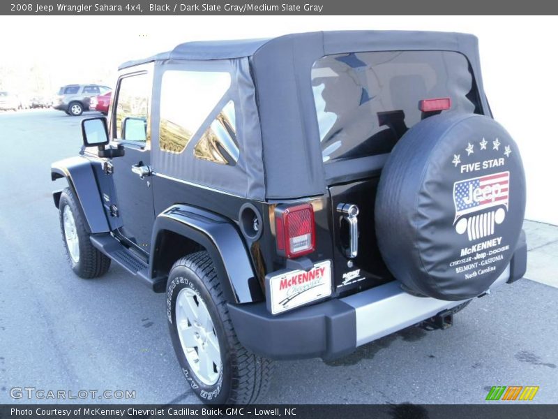 Black / Dark Slate Gray/Medium Slate Gray 2008 Jeep Wrangler Sahara 4x4