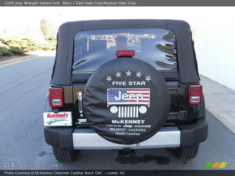 Black / Dark Slate Gray/Medium Slate Gray 2008 Jeep Wrangler Sahara 4x4