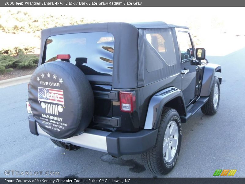 Black / Dark Slate Gray/Medium Slate Gray 2008 Jeep Wrangler Sahara 4x4