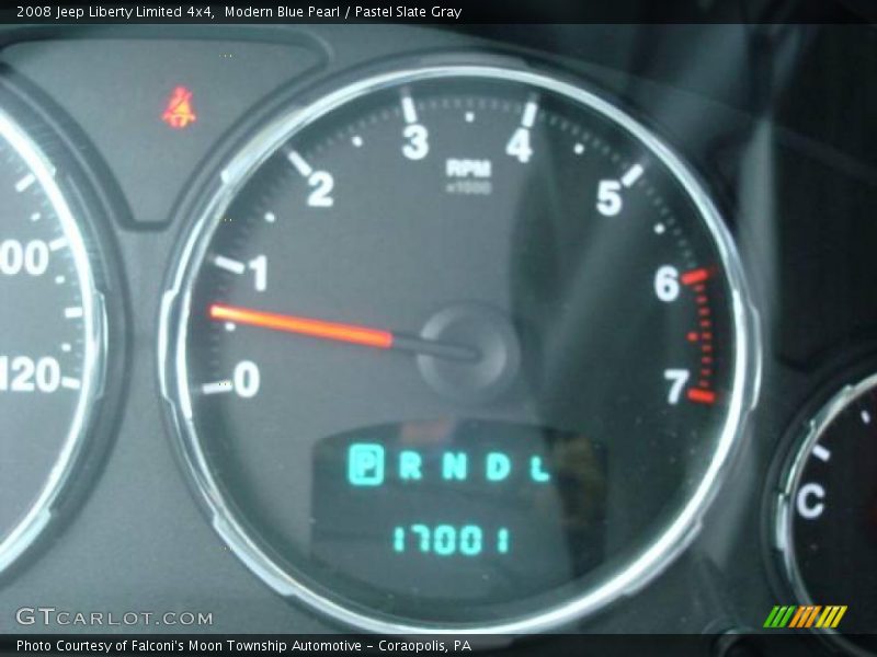 Modern Blue Pearl / Pastel Slate Gray 2008 Jeep Liberty Limited 4x4